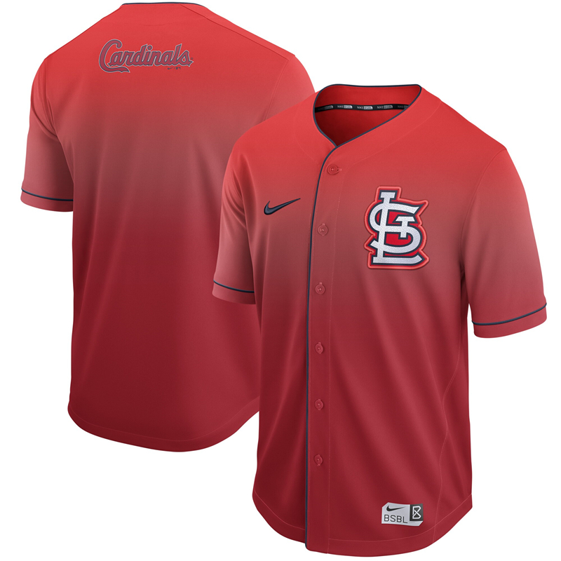 2020 MLB Men St. Louis Cardinals Nike Red Fade Jersey 1->philadelphia phillies->MLB Jersey